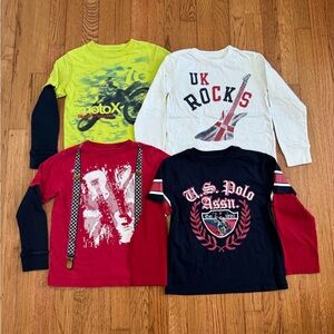 Bundle of 4 Long Sleeve Shirts